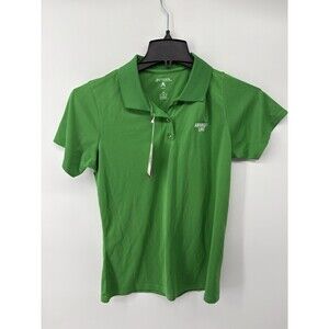 Antigua Lime Green Women’s Polo Shirt Embroidered “Absolut Lime” Logo Medium NWT